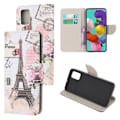 Pikkukuva 1 / 2: Wonderland Samsung Galaxy A51 flip kotelot - Eiffel Torni Multicolor