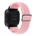 Miniatyrbild 1 av 2: Fitbit Sense 2 / Versa 4 klockarmband i elastisk nylon - Rosa Rosa
