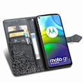 Miniatyrbillede 3 af 6: Mandala Motorola Moto G9 Power Flip Etui - Sort Black