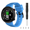 Miniatyrbillede 2 af 2: Garmin Forerunner 45 holdbar silikone Urrem - Himmelblå Blue
