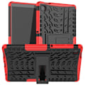 Pikkukuva 1 / 2: Rengaskuvio kickstand tapauksessa Samsung Galaxy Tab A7 Lite - Punainen Red