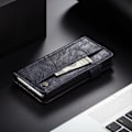 Miniatyrbillede 2 af 2: CASEME iPhone Xs Max læder flip cover i vintage stil - Blå Blue