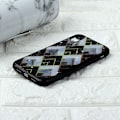 Miniatyrbillede 2 af 2: Marble design iPhone Xr cover - Forvirrende Blå Og Sort Diamant Blue