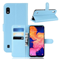 Miniatyrbild 1 av 2: Alpha läder Samsung Galaxy A10 fodral - Blå Blå