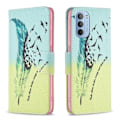 Miniatyrbillede 1 af 2: Wonderland Motorola Moto G41 / Motorola Moto G31 flip etui - Fjer Og Fugle Green