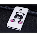 Pikkukuva 2 / 2: Samsung Galaxy J7 (2017) trendikäs nahkakotelo - Panda Multicolor
