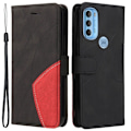 Miniatyrbillede 1 af 2: Tekstureret Læder Etui med Strop TilMotorola Moto G71 5G - Sort Black