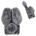 Miniatyrbillede 1 af 2: Fluffy Rabbit iPhone 13 Cover - Sølv/Grå Silver grey