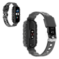 Pikkukuva 1 / 6: Xiaomi Mi Smart Band 4 / 3 läpikuultava silikoninen kellonauha - Musta Black
