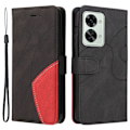 Pikkukuva 1 / 2: Teksturoitu nahkakotelo hihnalla OnePlus Nord 2T - Musta Black