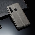 Miniatyrbild 2 av 2: LC.Imeeke läder Samsung Galaxy A9 (2018) fodral - Silver/Grå Silvergrå