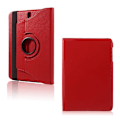 Pikkukuva 1 / 2: Samsung Galaxy Tab S3 (9.7") Litsi Pintainen Nahkakotelo Standillä - Punainen Red