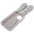 Miniatyrbillede 2 af 2: Fluffy Rabbit iPhone 14 Pro Cover - Sølv/Grå Silver grey
