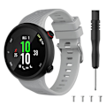 Miniatyrbillede 1 af 2: Garmin Forerunner 45 cool silikone Urrem - Grå Silver grey