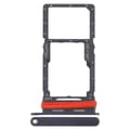 Samsung Galaxy A16 5G A166 OEM Dual SIM Card and SD Card Tray Holder Replacement Part (Without Logo) - Black Black