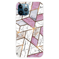 Miniatyrbillede 1 af 2: Marble design iPhone 14 Pro Max cover - Rose / Hvid / Grå Marmor Multicolor