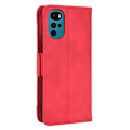 Pikkukuva 2 / 2: Motorola Moto G22 moderni nahkainen lompakkokotelo - Punainen Red