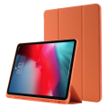 Pikkukuva 1 / 6: iPad Pro 12.9 (2022) / (2021) / (2020) kolminkertainen nahkakotelo - Oranssi Orange