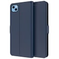 Pikkukuva 1 / 2: Sileä ja ohut premium-PU-nahkakotelo iPhone 13 Mini - Sininen Blue