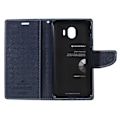 Miniatyrbillede 2 af 2: MERCURY GOOSPERY Samsung Galaxy J4 (2018) læder flip etui - Cyan Green