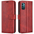 Pikkukuva 1 / 2: Nokia G11 / Nokia G21 nahkainen lompakokkotelo - Punainen Red