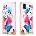 Pikkukuva 1 / 2: Wonderland ZTE Blade A51 flip kuoret - Kaksi Perhosta Multicolor