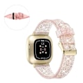 Miniatyrbild 1 av 2: Fitbit Sense / Versa 3 glittrande pulver TPU-klockarmband - Guld Guld