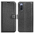 Pikkukuva 1 / 2: Classic Sony Xperia 10 IV flip kuoret - Musta Black