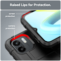 Miniatyrbild 5 av 6: Rugged Shield Xiaomi Redmi A1 skal - Svart Svart