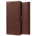 Miniatyrbillede 1 af 2: VRS Design ægte læder Stand for Galaxy Note 10 - Brun Brown