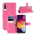 Pikkukuva 1 / 2: Samsung Galaxy A50 litsi nahkainen suojakotelo - Rose Pink