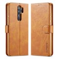 Miniatyrbillede 1 af 2: LC.IMEEKE Xiaomi Redmi 9 Flip Case - Lysebrun Brown