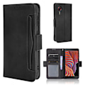 Miniatyrbillede 1 af 2: Modern-styled Læder Pung Etui til Samsung Galaxy Xcover 5 - Sort Black