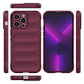 Pikkukuva 2 / 2: Pehmeä kahva muotoiltu kuori iPhone 14 Pro - Viininpunainen Red