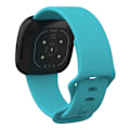 Miniatyrbild 1 av 2: Fitbit Sense 2 / Versa 4 klockarmband i silikon - Blå Storlek: L Blå