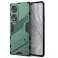 Miniatyrbillede 1 af 6: Stødsikker Hybrid Cover med A Moderne Touch til Honor 70 - Grøn Green