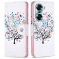 Miniatyrbillede 1 af 2: Wonderland Honor 60 flip etui - Blomstertræ Multicolor