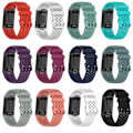 Miniatyrbillede 2 af 2: Fitbit Charge 5 åndbar urrem i silikone - Marine Blå Blue