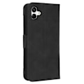 Miniatyrbillede 2 af 2: Stilfuldt Læder Etui med Pung til Samsung Galaxy A04 - Sort Black