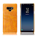 Miniatyrbild 1 av 2: FIERRE SHANN Samsung Galaxy Note 9 mobilskal plast syntetläder kortfickor oljevaxad - Gul Gul