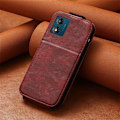 Pikkukuva 3 / 6: Vertical Flip Phone Suojakotelo With Zipper For Motorola Moto E13 - Punainen Red