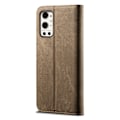 Pikkukuva 2 / 2: Jeans OnePlus 9 Pro flip case - Khaki Brown