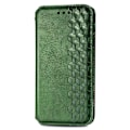 Pikkukuva 2 / 2: Nahkakotelo With A Stylish Rhombus Imprint For Xiaomi Poco M5 - Vihreä Green