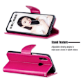 Miniatyrbild 2 av 2: Butterfly läder Huawei P Smart 2019 fodral - Rosa Rosa
