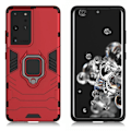 Pikkukuva 1 / 2: Rengassuojakotelo - Samsung Galaxy S21 Ultra - Punainen Red