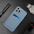 Pikkukuva 2 / 2: Card Holder Suojakuori For iPhone 12 Pro Max - Sininen Blue
