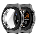 Miniatyrbillede 1 af 2: Huawei Watch GT Runner elektropletteringscover - Sort Black