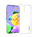 Miniatyrbillede 1 af 6: ENKAY klart faldsikkert etui til LG Q52 / K52 / K62 Transparent