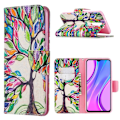 Pikkukuva 1 / 2: Wonderland Xiaomi Redmi 9 Läppäkotelo - Colorized Puu Multicolor