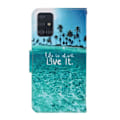 Miniatyrbillede 4 af 6: Wonderland Samsung Galaxy A51 etui - Engelsk Citat Blue